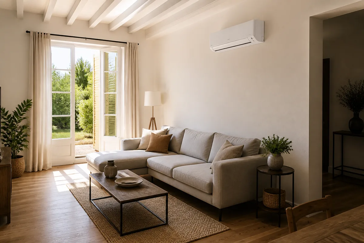 Consommation électrique d'une climatisation réversible